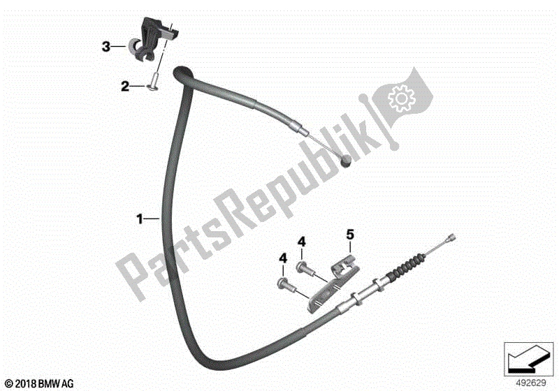 Alle onderdelen voor de Koppelingskabel van de BMW S 1000 RR K 67 2019 - 2021