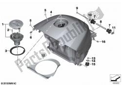 serbatoio carburante / raccordi di montaggio