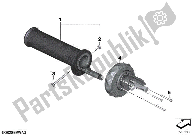 Todas as partes de Lidar Com Esquerda / Multi-controlador do BMW S 1000 RR K 67 2019 - 2021