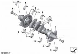 Crankshaft with bearing