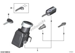 Single key locking for Keyless Ride