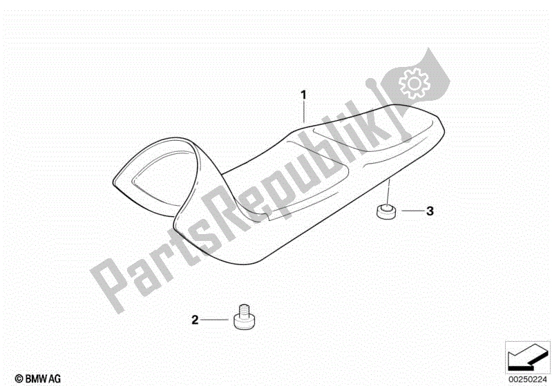 Todas las partes para Asiento De Banco, Alto de BMW Sertão R 134 2010 - 2014