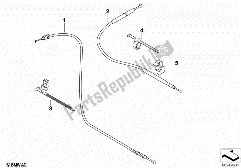 Todas las partes para Cables Bowden de BMW Sertão R 134 2010 - 2014