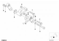 Deflection parts, mounting