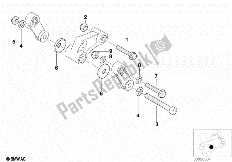 Todas las partes para Piezas De Deflexión, Montaje de BMW Sertão R 134 2010 - 2014