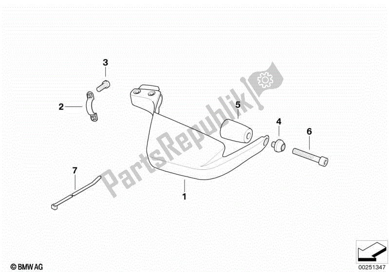 Todas las partes para Protector De Manos de BMW Sertão R 134 2010 - 2014