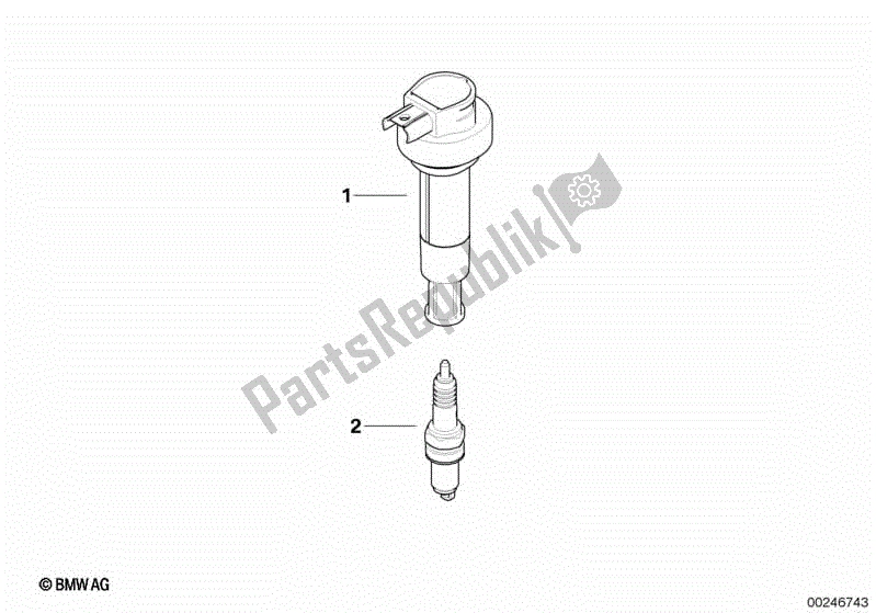 Todas las partes para Sistema De Encendido de BMW Sertão R 134 2010 - 2014