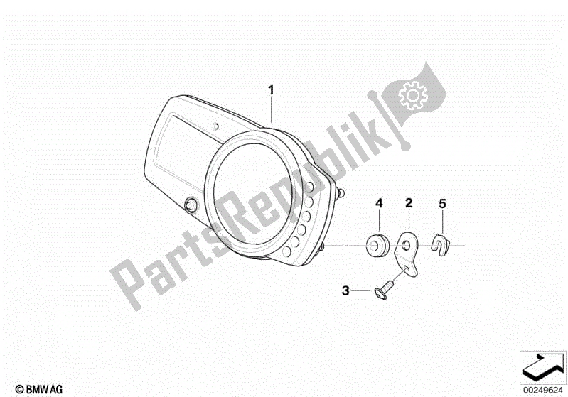 Todas las partes para Combinación De Instrumentos de BMW Sertão R 134 2010 - 2014