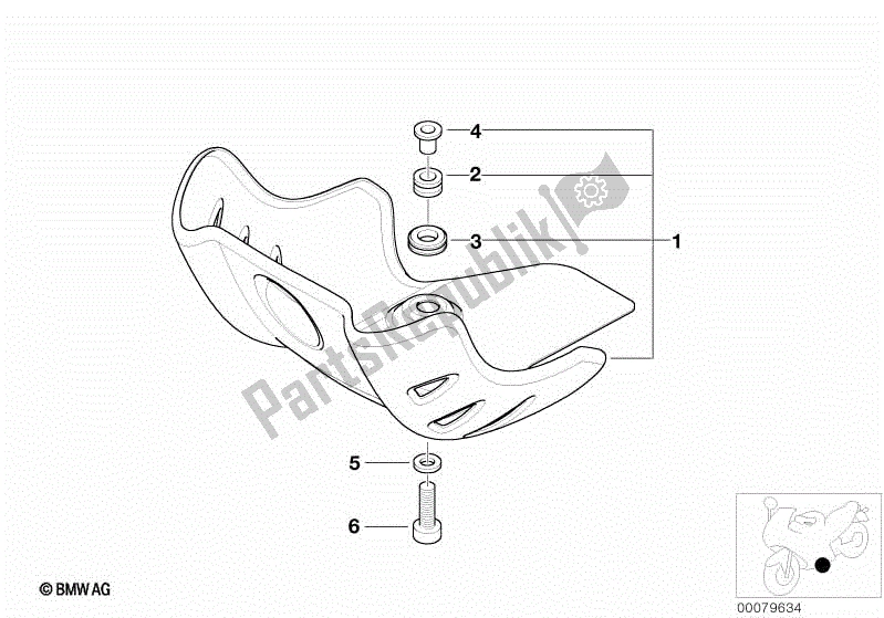 Todas las partes para Protección Antiempotramiento de BMW Sertão R 134 2010 - 2014