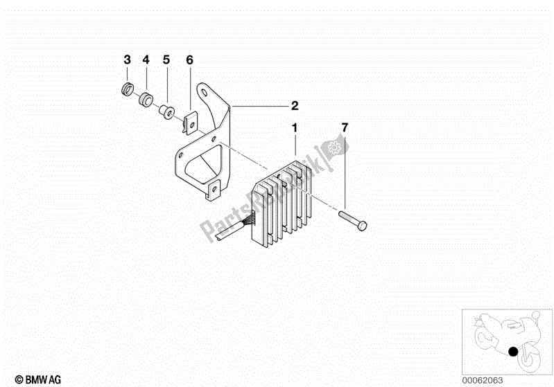 Toutes les pièces pour le Régulateur De Tension du BMW Sertão R 134 2010 - 2014