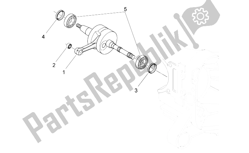 Tutte le parti per il Albero Di Trasmissione del Derbi Variant Sport 50 2T 2012