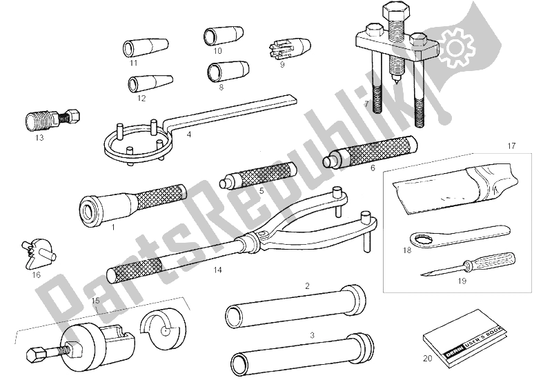 Todas las partes para Accesorios de Derbi Senda 50 SM X Race E2 2A Edicion 2005