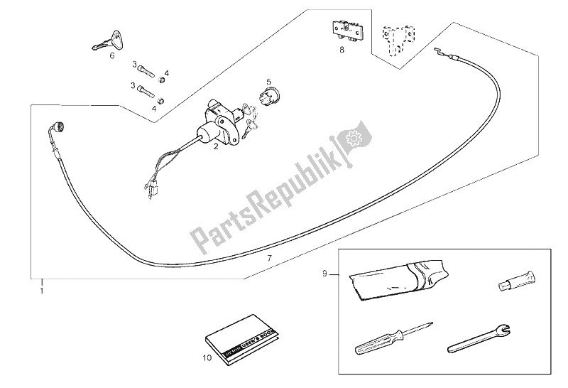 All parts for the Special Tools of the Derbi Atlantis 4T 50 CC E2 2007