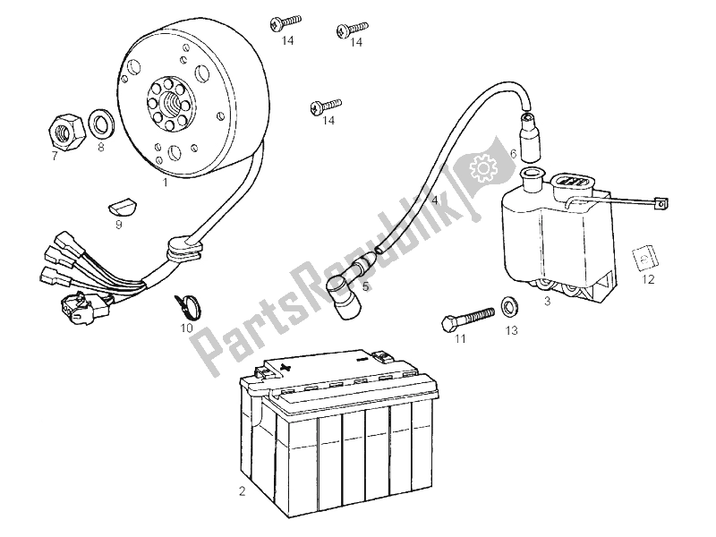 All parts for the Cdi Magneto Assy of the Derbi Senda 50 SM DRD Racing LTD Edition E2 2 Edicion 2005