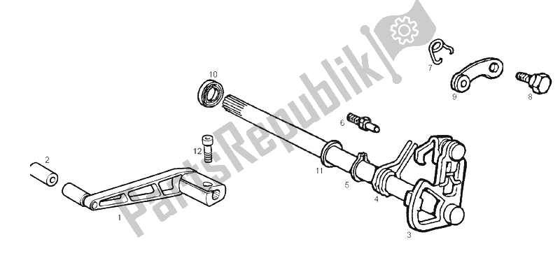 Toutes les pièces pour le Sélecteur du Derbi GPR 50 Replica E2 2A Edicion 2005