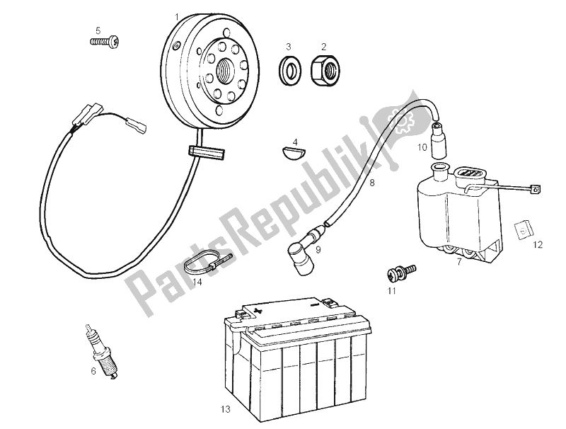 Todas las partes para Cdi Magneto Assy de Derbi Senda 50 SM DRD Racing LTD Edition E2 2006