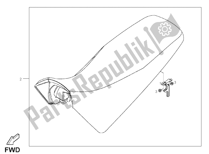 Tutte le parti per il Sella del Derbi DXR 200 CC 2005