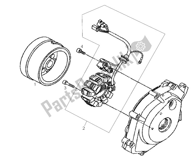 Toutes les pièces pour le Cdi Magneto Assy du Derbi Senda 125 R 4T E2 Y 2004