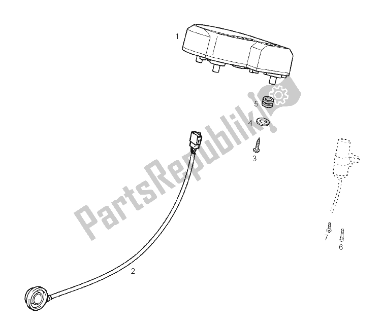 Toutes les pièces pour le Instruments du Derbi GPR 50 Nude E2 2A Edicion 2004