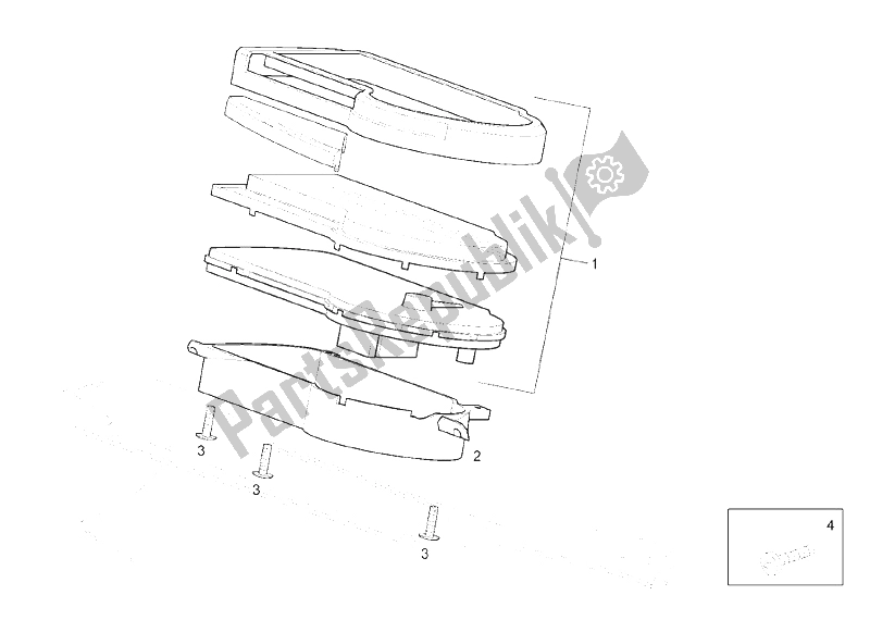 Toutes les pièces pour le Tableau De Bord du Derbi Rambla 125 CC 250 E3 2007