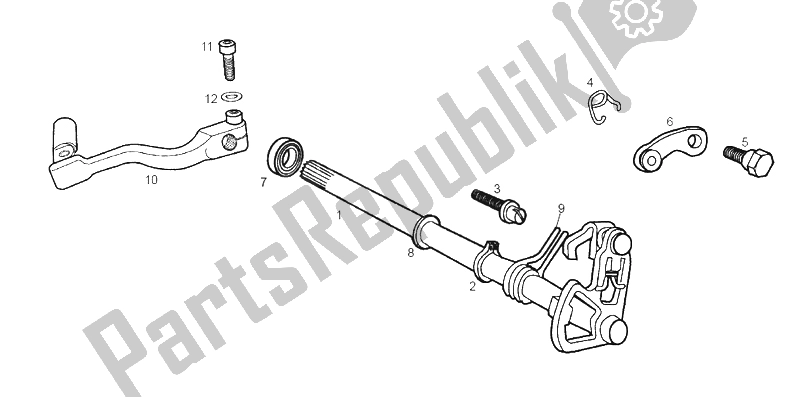 Tutte le parti per il Selettore del Derbi Senda 50 R X Trem 2A Edicion 2002