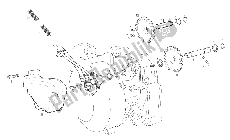 Todas las partes para Recoger de Derbi Senda 50 R X Trem 2T E2 2010