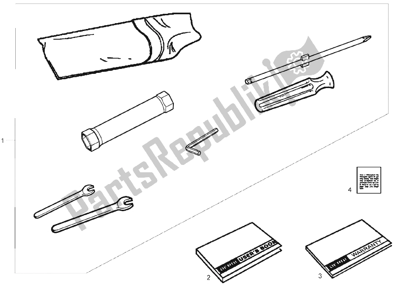Todas las partes para Herramientas Especiales de Derbi Cross City 125 4T E3 2007