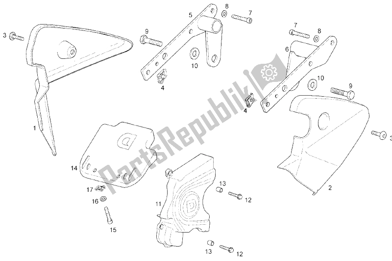 All parts for the Body (4) of the Derbi GPR 125 4T E3 2009
