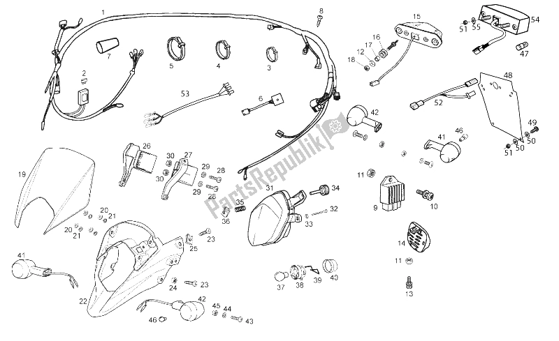 All parts for the Lights - Electrical System of the Derbi Senda 50 SM DRD 2T E2 LTD Edition 2012