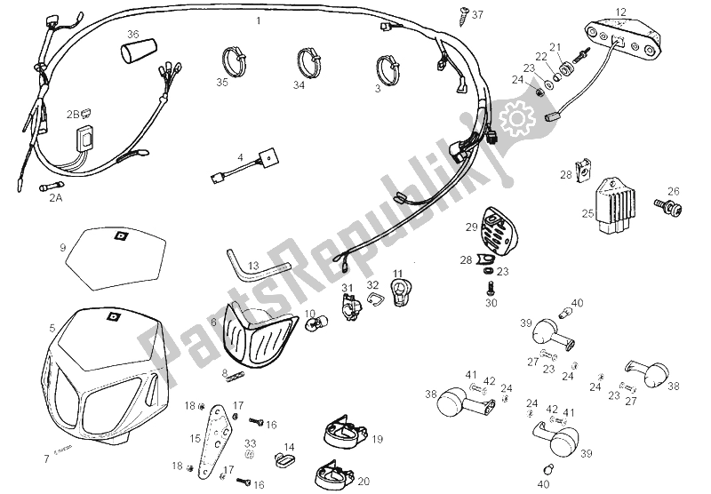 Toutes les pièces pour le Système électrique du Derbi Senda 50 SM DRD Racing E2 3A Edicion 2004