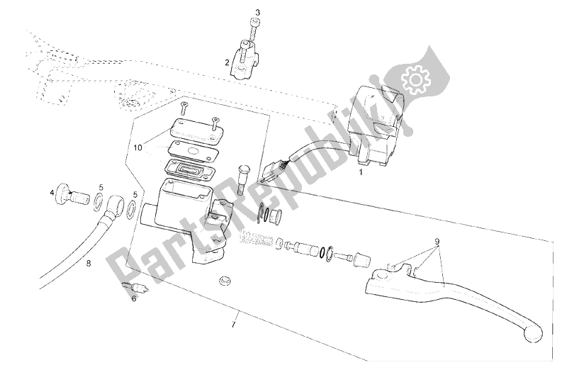 Todas las partes para Control S de Derbi Rambla 125 CC 250 E3 2 VER 2008