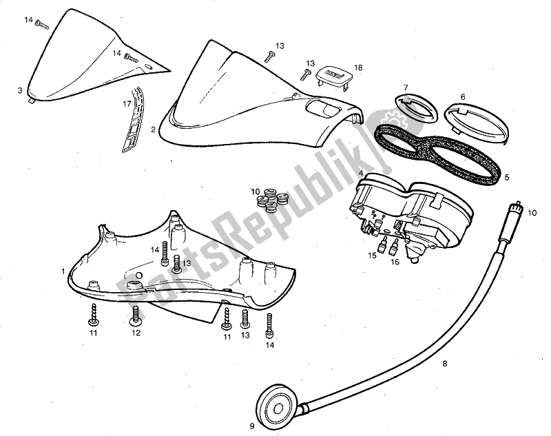 Tutte le parti per il Strumenti del Derbi Predator O2 Gpseries 50 2001