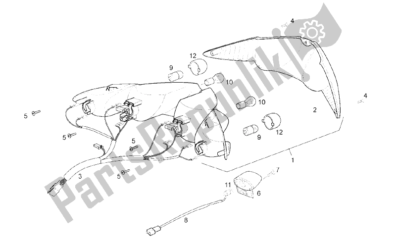 Todas las partes para Faro de Derbi Rambla 125 CC 250 E3 2007