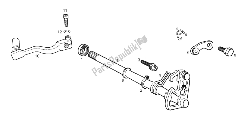 Toutes les pièces pour le Sélecteur du Derbi Senda 50 SM X Trem 2A Edicion 2003