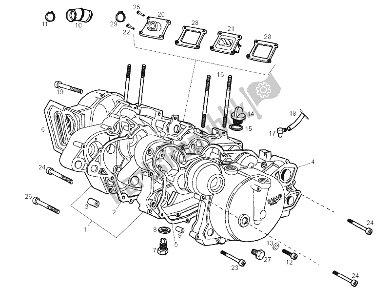 Toutes les pièces pour le Charretiers du Derbi Senda 50 SM DRD Edition Black E2 2005