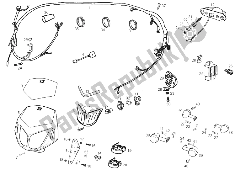 All parts for the Electrical System of the Derbi Senda 50 R DRD Racing E2 3A Edicion 2004