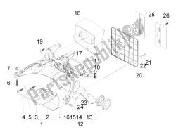 Rear cover - Splash guard