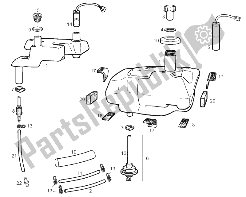 Todas las partes para Tanque de Derbi Atlantis City 1A Edicion 50 2003