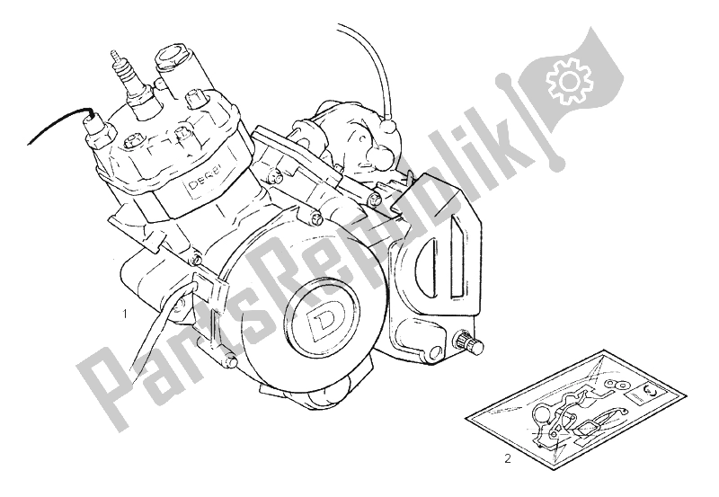 Todas las partes para Motor de Derbi Senda 50 SM DRD Racing LTD Edition E2 2 Edicion 2005