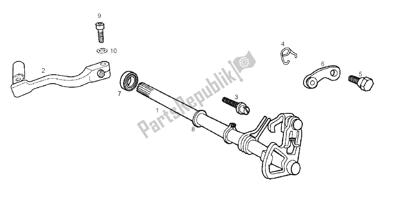 Toutes les pièces pour le Sélecteur du Derbi Senda 50 HYP DRD EVO E2 LTD Edition 2008