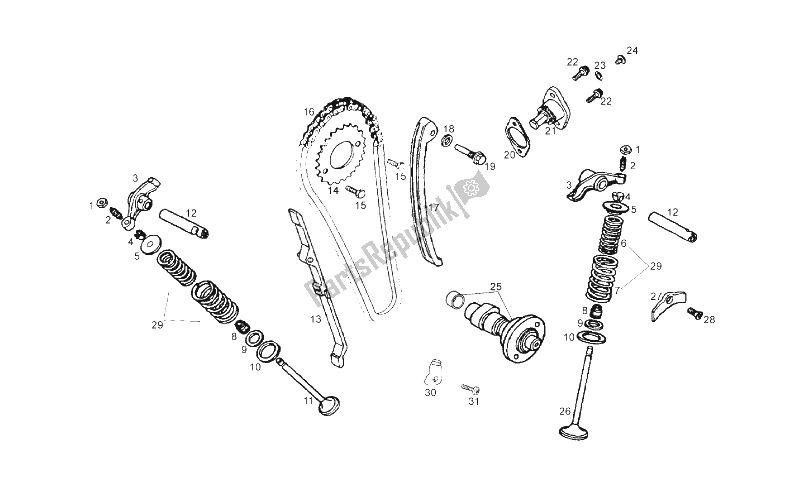 Toutes les pièces pour le Système De Chronométrage du Derbi Senda 125 SM Baja 4T E3 2010