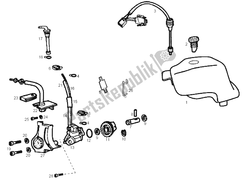 Toutes les pièces pour le La Pompe à Huile du Derbi Senda 50 SM DRD 2A Edicion 2003