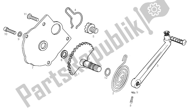 Todas las partes para Montaje De Arranque de Derbi Variant Revolution E2 50 2004