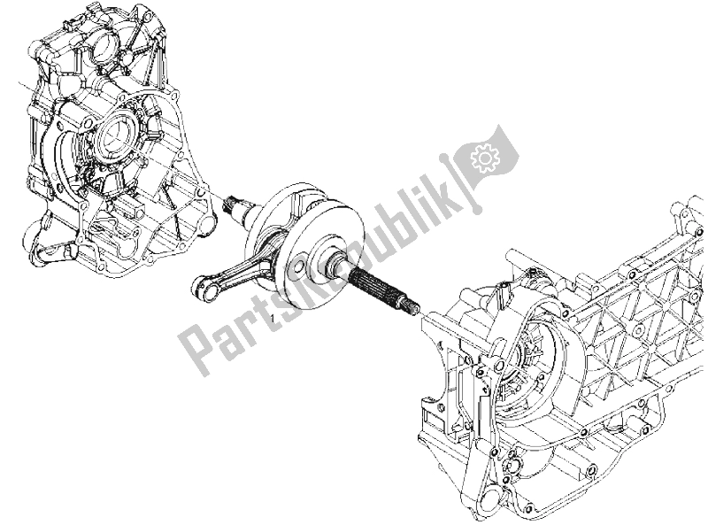 Toutes les pièces pour le Arbre De Transmission du Derbi GP1 125 E2 3 VER 2006