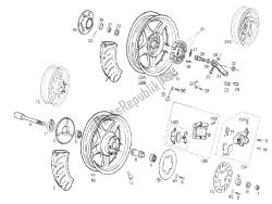 Front and rear wheels