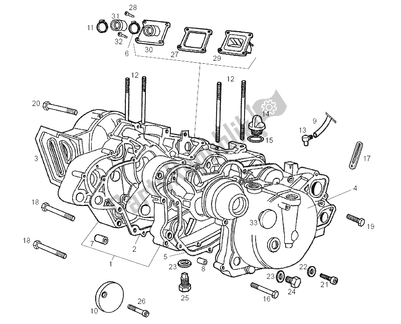 Tutte le parti per il Carrettieri del Derbi GPR 50 Replica E2 2A Edicion 2005