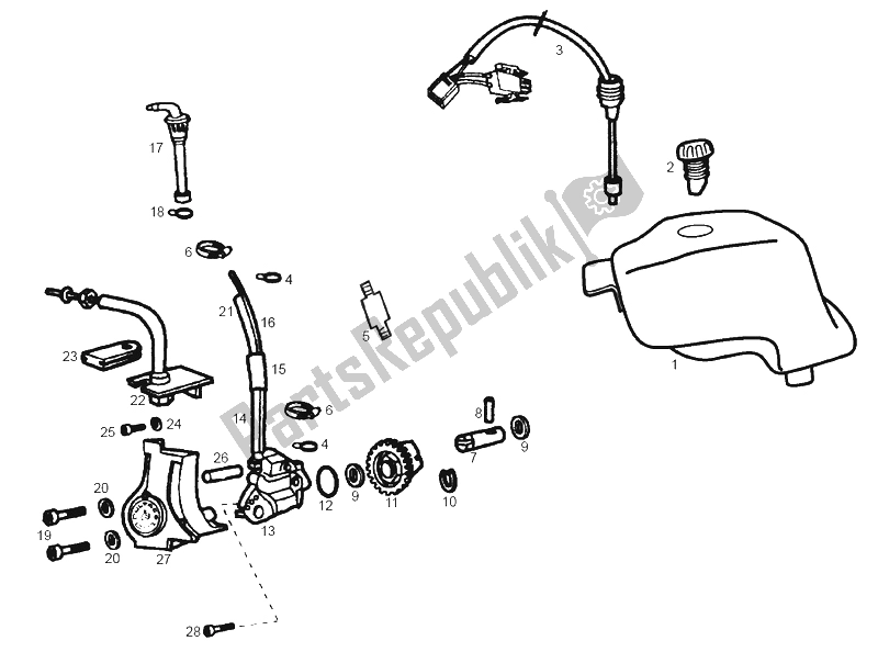 Toutes les pièces pour le La Pompe à Huile du Derbi Senda 50 R Export Market 2000