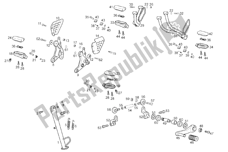 All parts for the Puller Cpl. Of the Derbi Mulhacen 659 E2 E3 2006