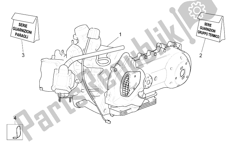 Tutte le parti per il Motore del Derbi Rambla 125 CC 250 E3 2007