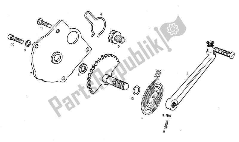 Todas as partes de Montagem Inicial do Derbi Variant Start Sport 50 1999